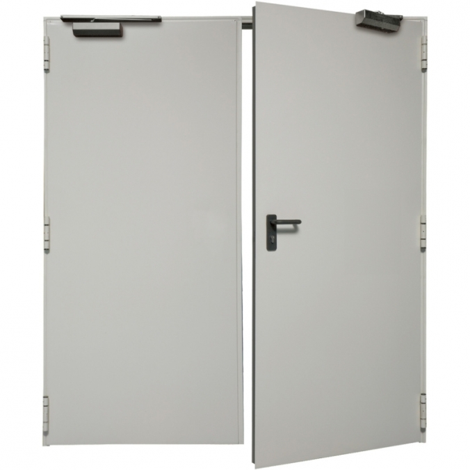 Porte 2 vantaux premium, coupe-feu 1h, STOCK garantie, Livraison rapide