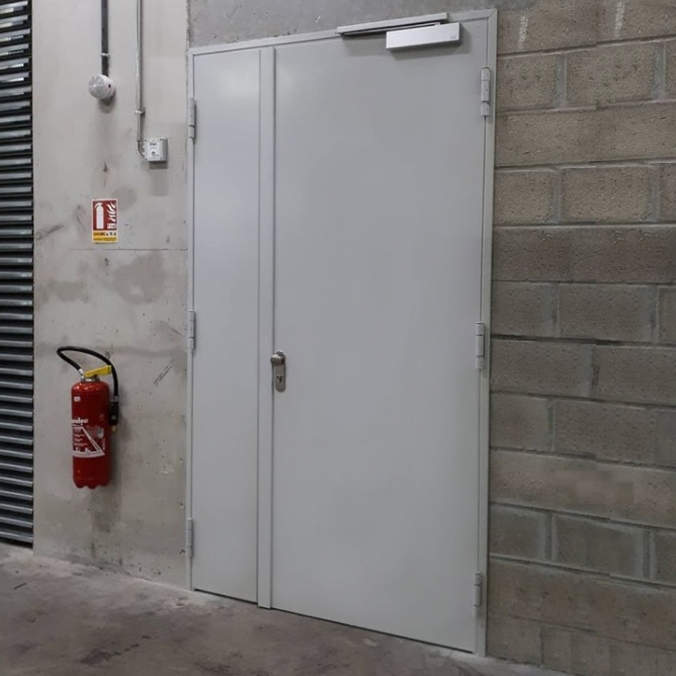 Porte 2 vantaux premium, coupe-feu 1h, STOCK garantie, Livraison rapide