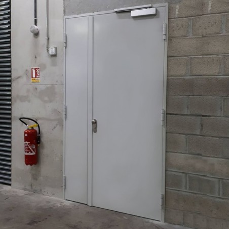 Porte 2 vantaux premium, coupe-feu 1h, STOCK garantie, Livraison rapide