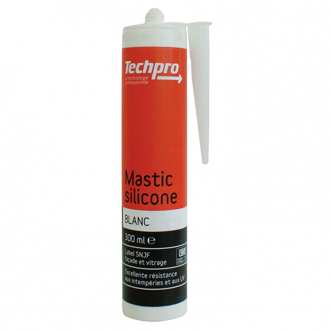 Mastic silicone neutre