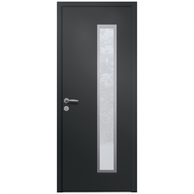 Porte d'entrée aluminium...