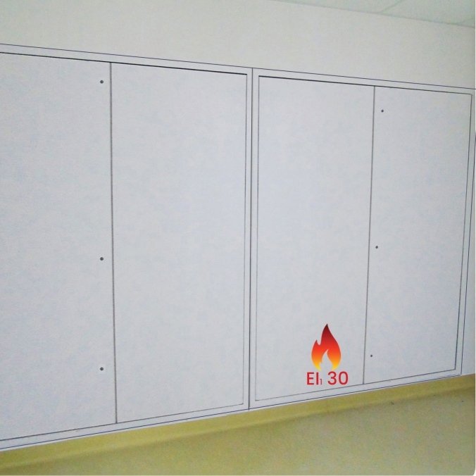 Façade de gaine Ei30 2 vantaux