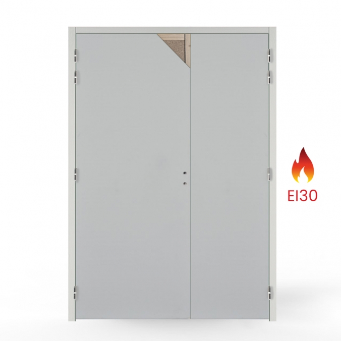 Bloc porte bois 2 vantaux...