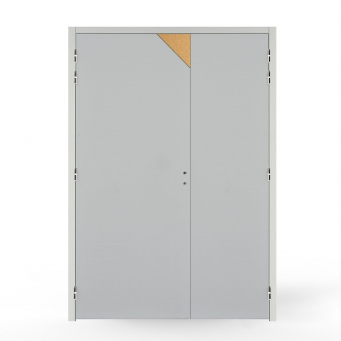 Bloc porte bois 2 vantaux...