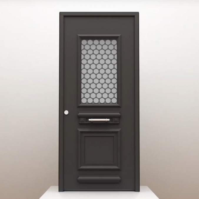 Porte d'entrée aluminium monobloc SOFIA