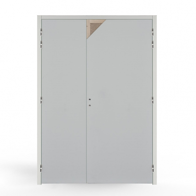 Bloc porte bois 2 vantaux tertiaire en stock