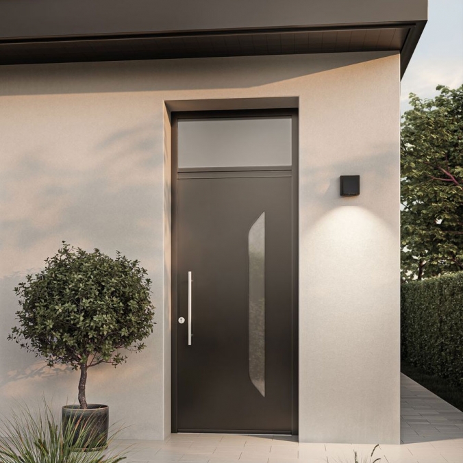 Porte d'entrée aluminium monobloc TOBAGA