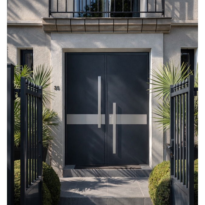 Porte d'entrée 2 vantaux OLIVIA