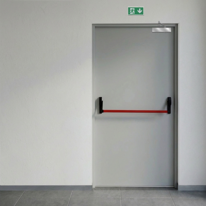 Porte coupe-feu 1H 1 vantail sur-mesure plus+