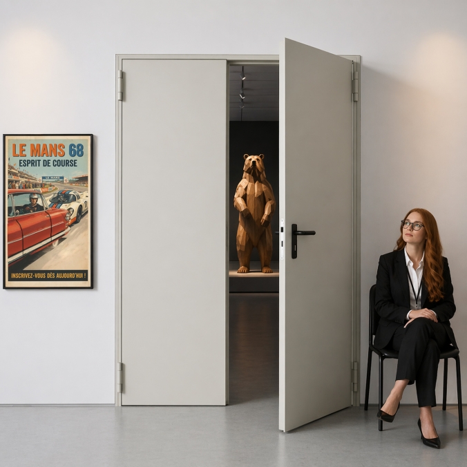 Porte métal 2 vantaux blanc 9010 en stock