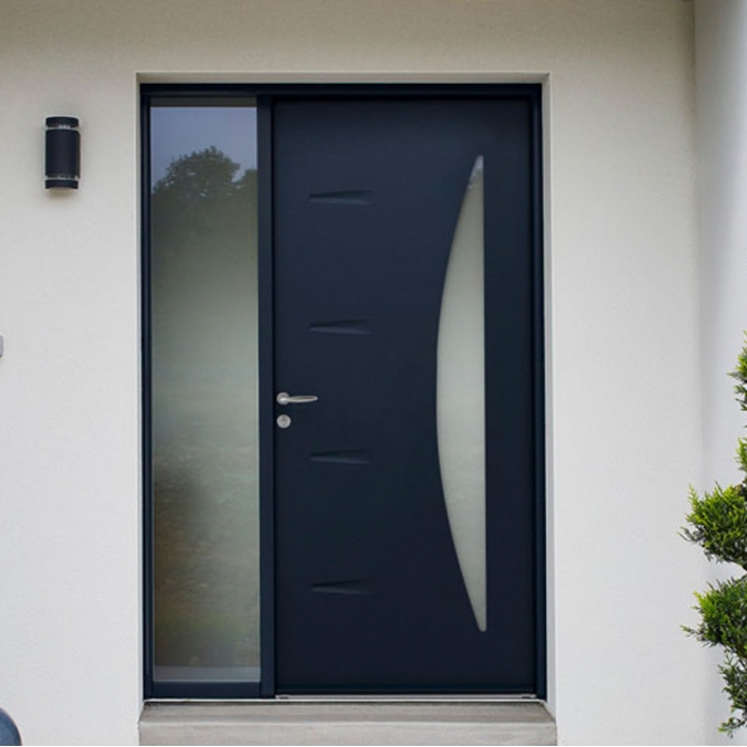 Porte d'entrée acier monobloc CLEM