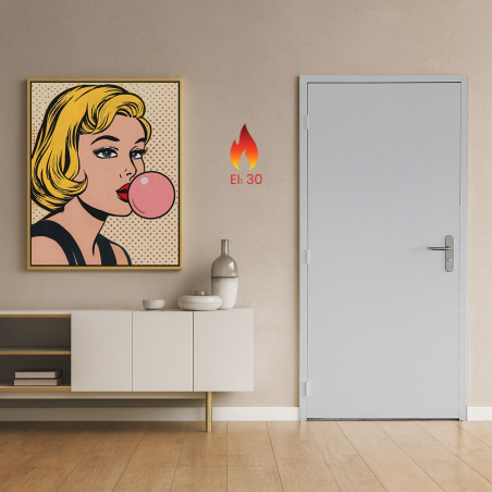 Porte palière d'appartement acoustique
