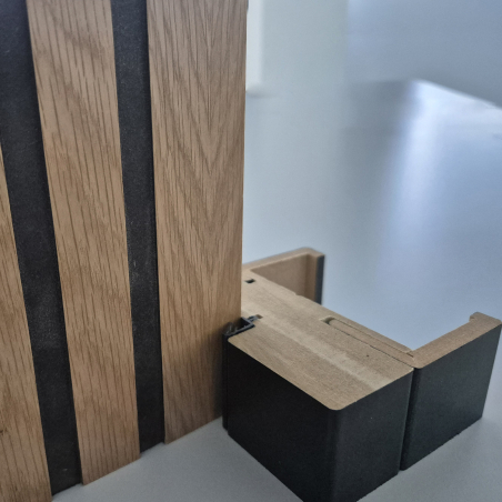 Bloc porte bois tendance, pose fin de chantier
