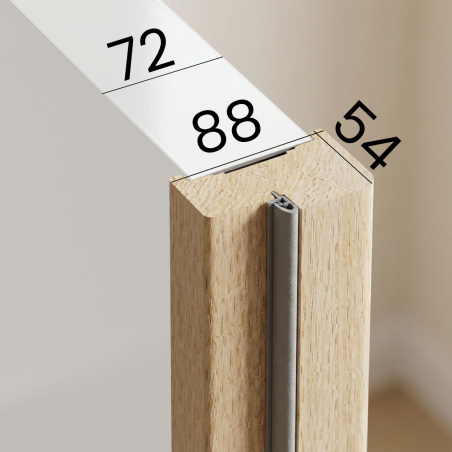Huisserie seule pour porte 2 vantaux en stock