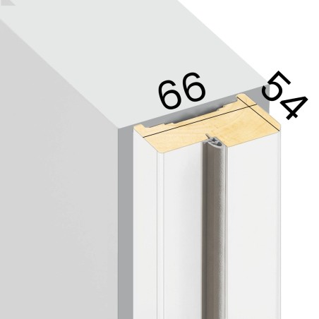 Huisserie seule pour porte 2 vantaux en stock