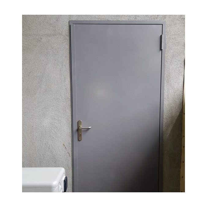Porte de cave, sur mesure en acier laqué, made in France, Livraison Express