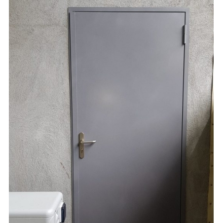 Porte de cave, sur mesure en acier laqué, made in France, Livraison Express
