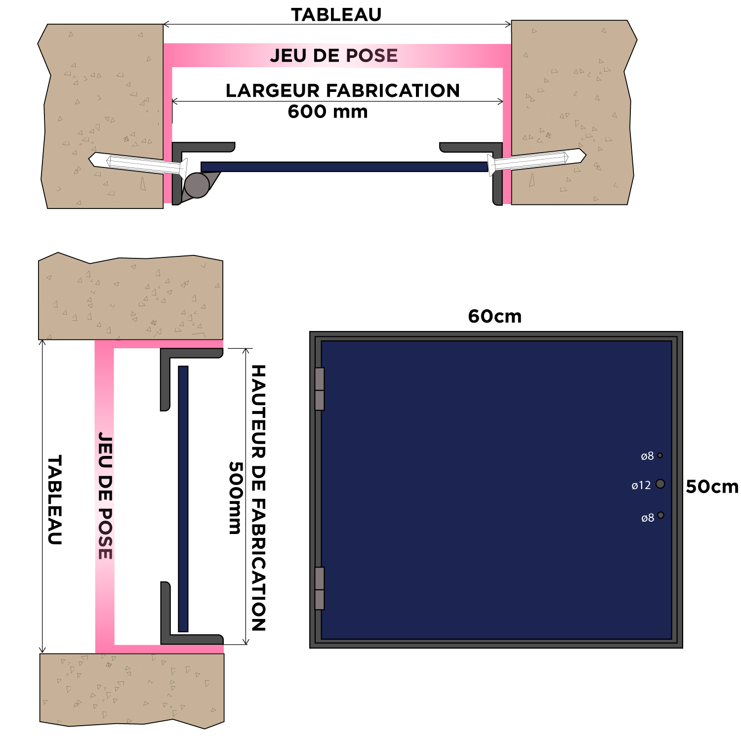 Trappe de vide sanitaire extérieure