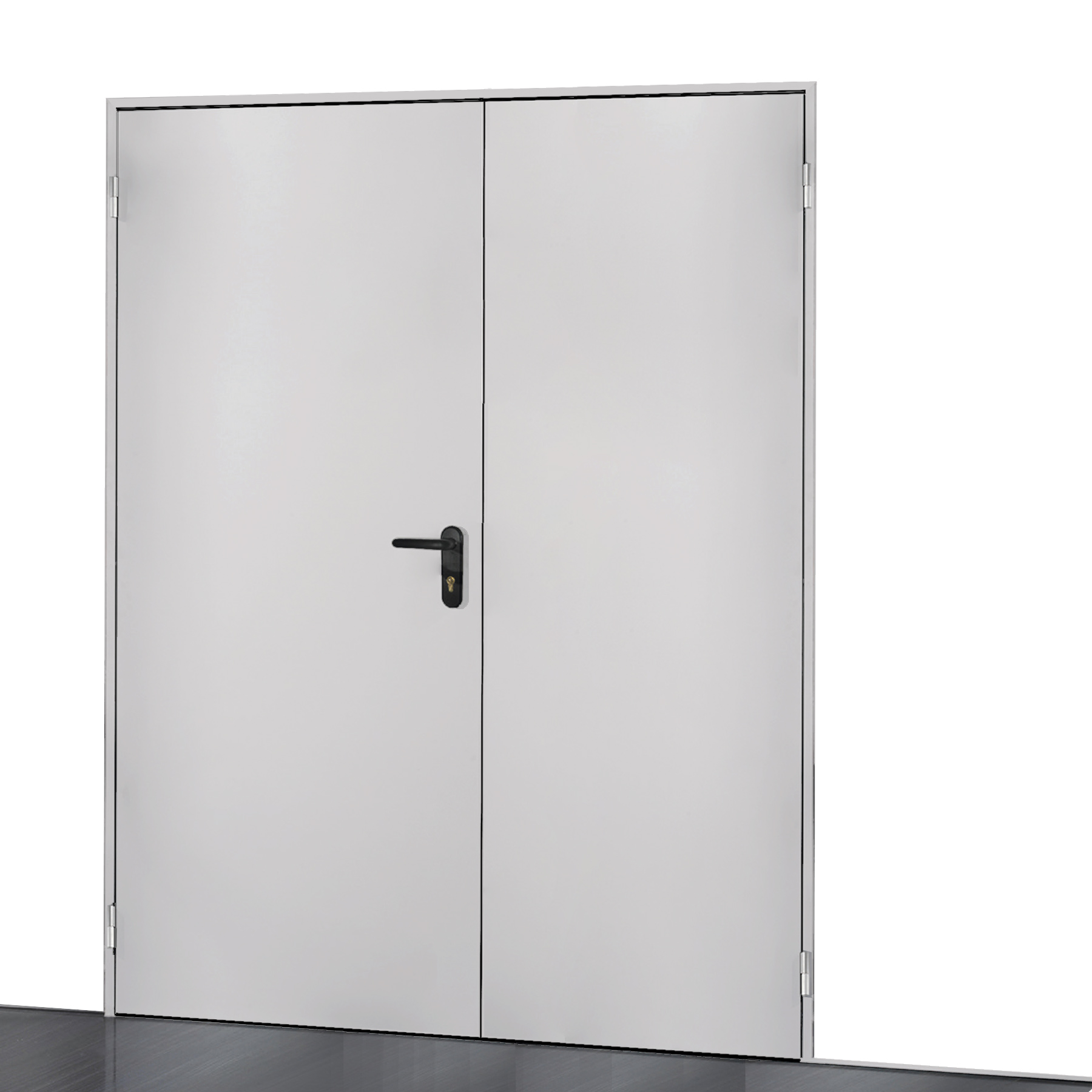 Porte multiusages 2 vantaux blanc 9010 en stock